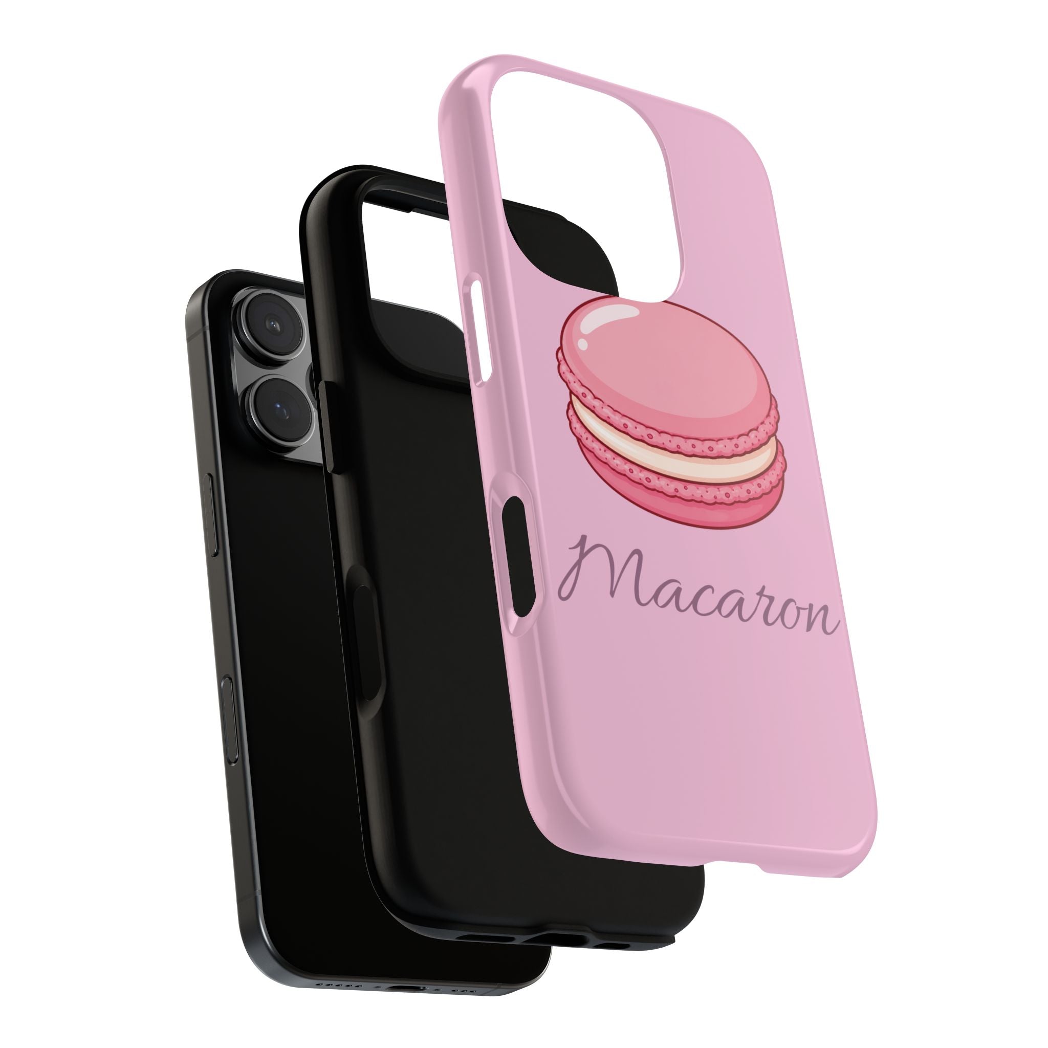 Macaron Phone Case — Cute Dessert Illustration