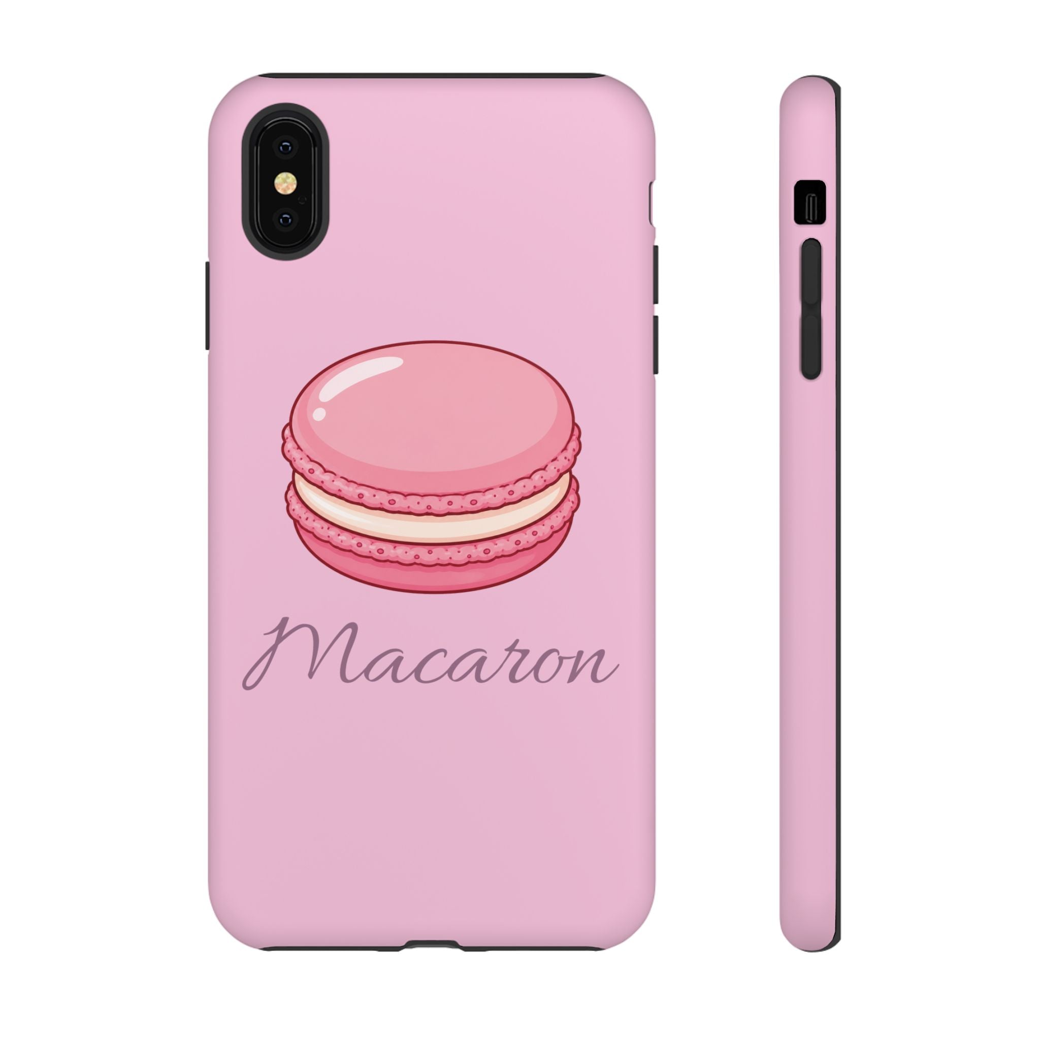Macaron Phone Case — Cute Dessert Illustration
