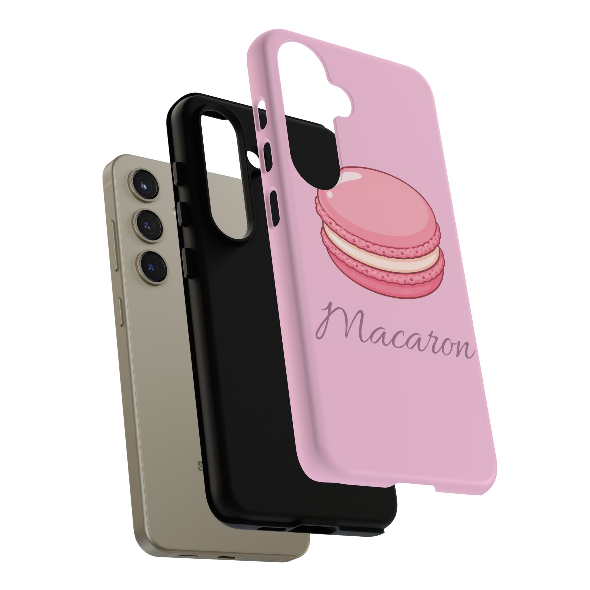 Macaron Phone Case — Cute Dessert Illustration