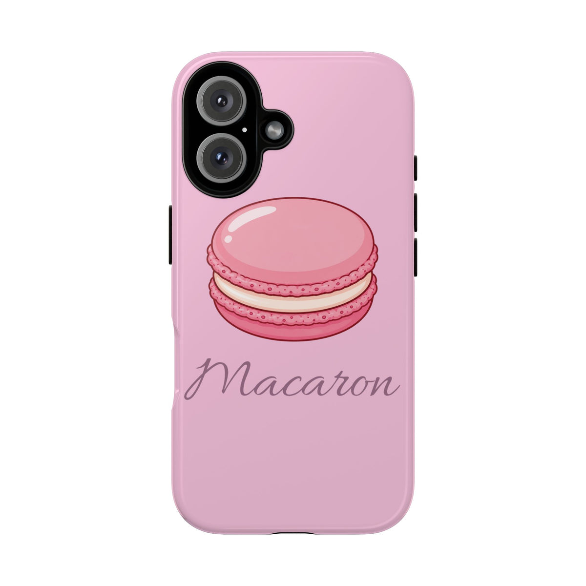 Macaron Phone Case — Cute Dessert Illustration