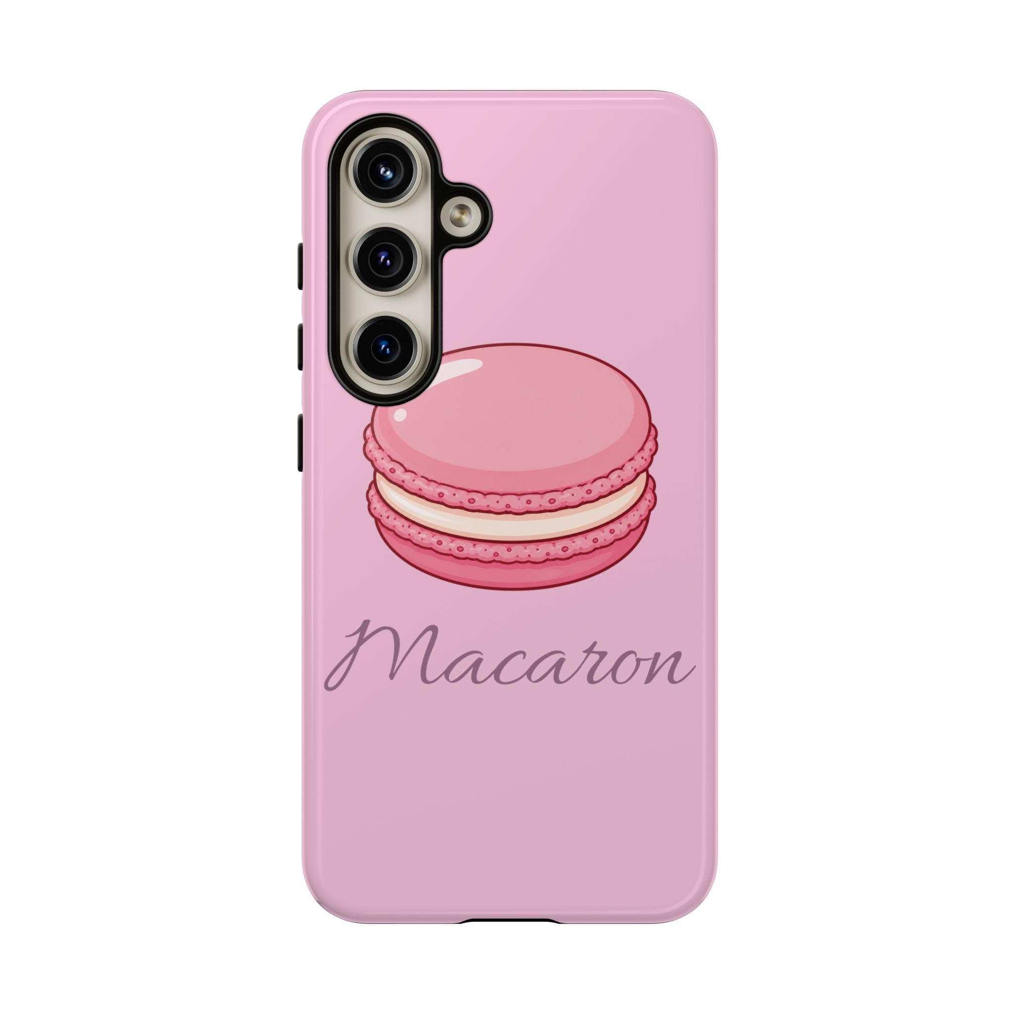 Macaron Phone Case — Cute Dessert Illustration