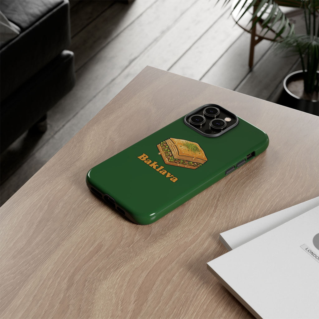 Baklava Phone Case — Cute Dessert Illustration