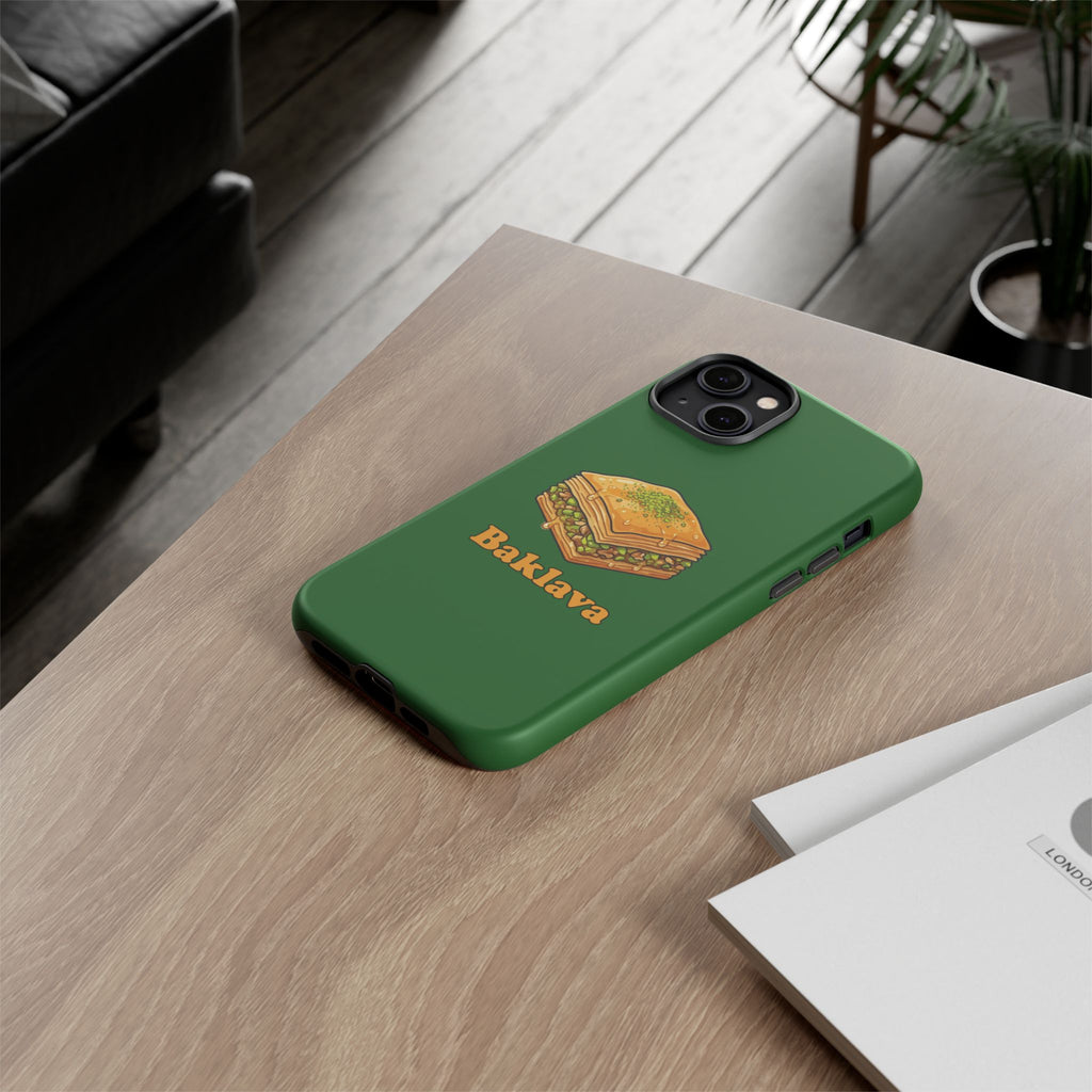 Baklava Phone Case — Cute Dessert Illustration