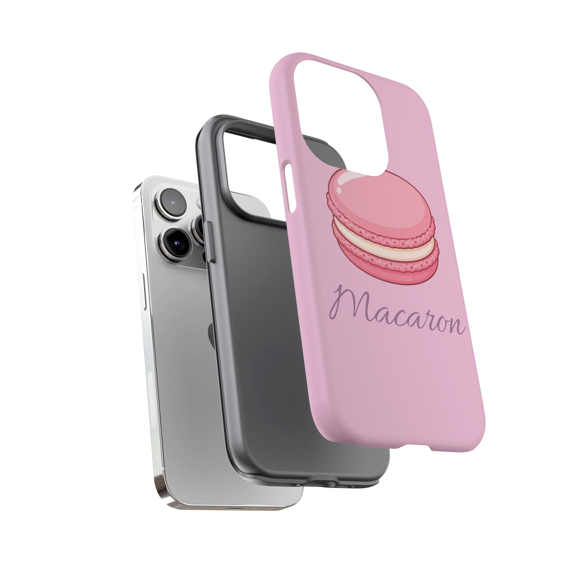 Macaron Phone Case — Cute Dessert Illustration