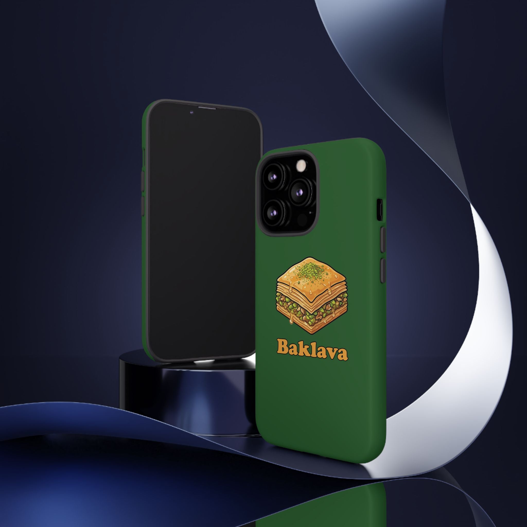 Baklava Phone Case — Cute Dessert Illustration
