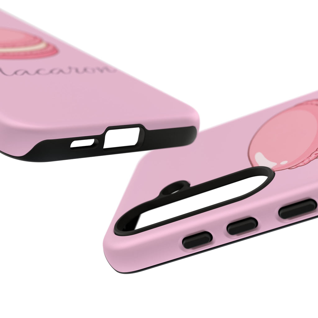 Macaron Phone Case — Cute Dessert Illustration
