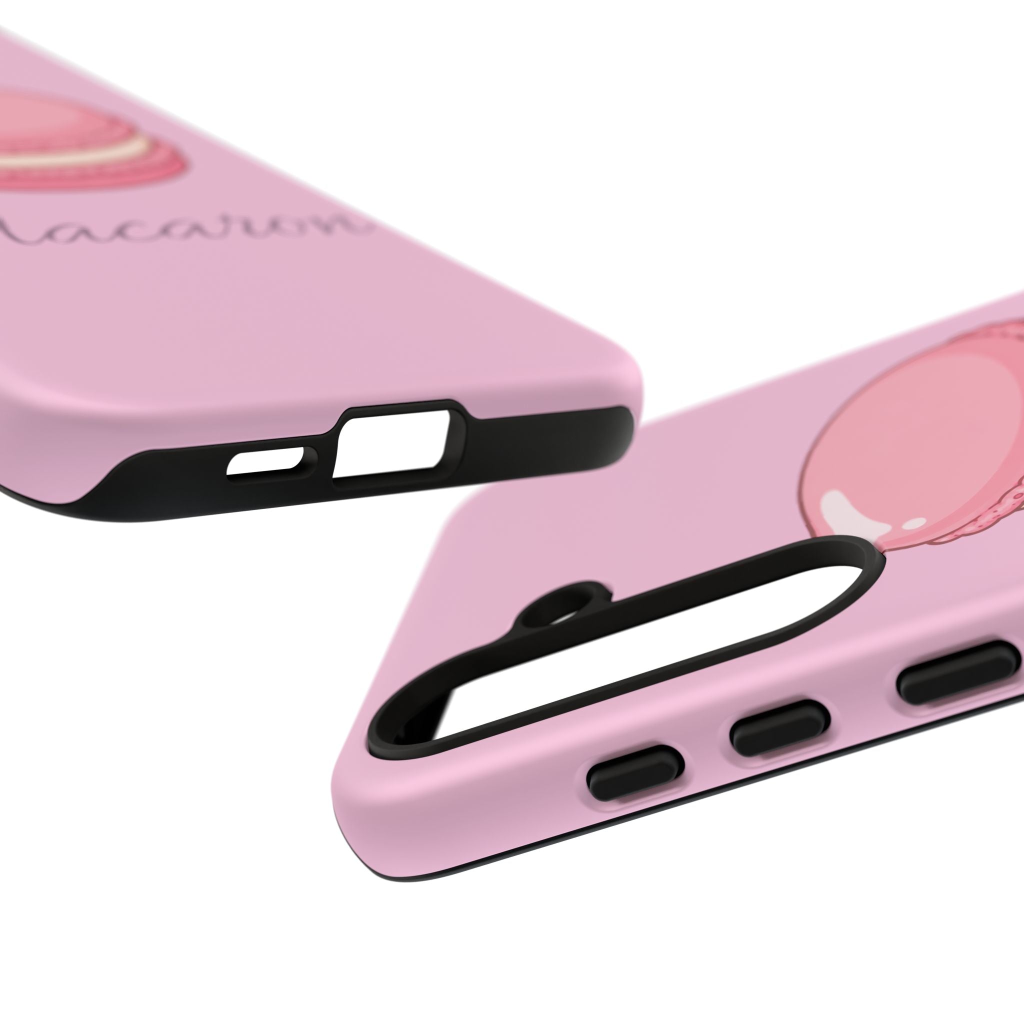 Macaron Phone Case — Cute Dessert Illustration