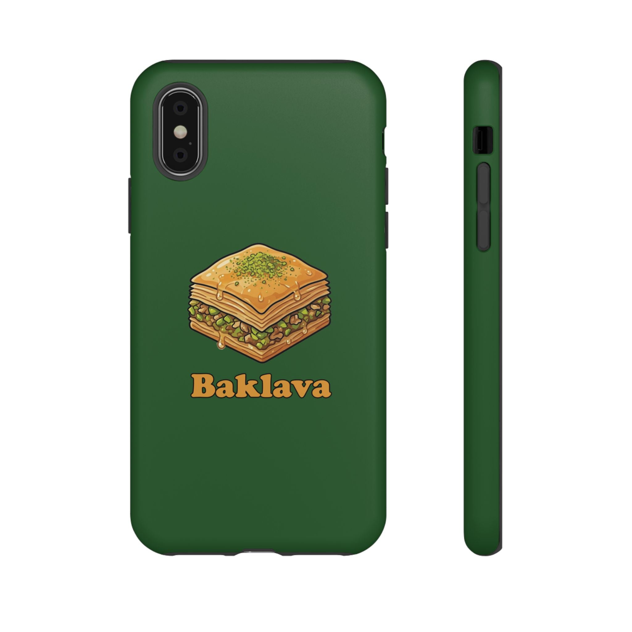Baklava Phone Case — Cute Dessert Illustration