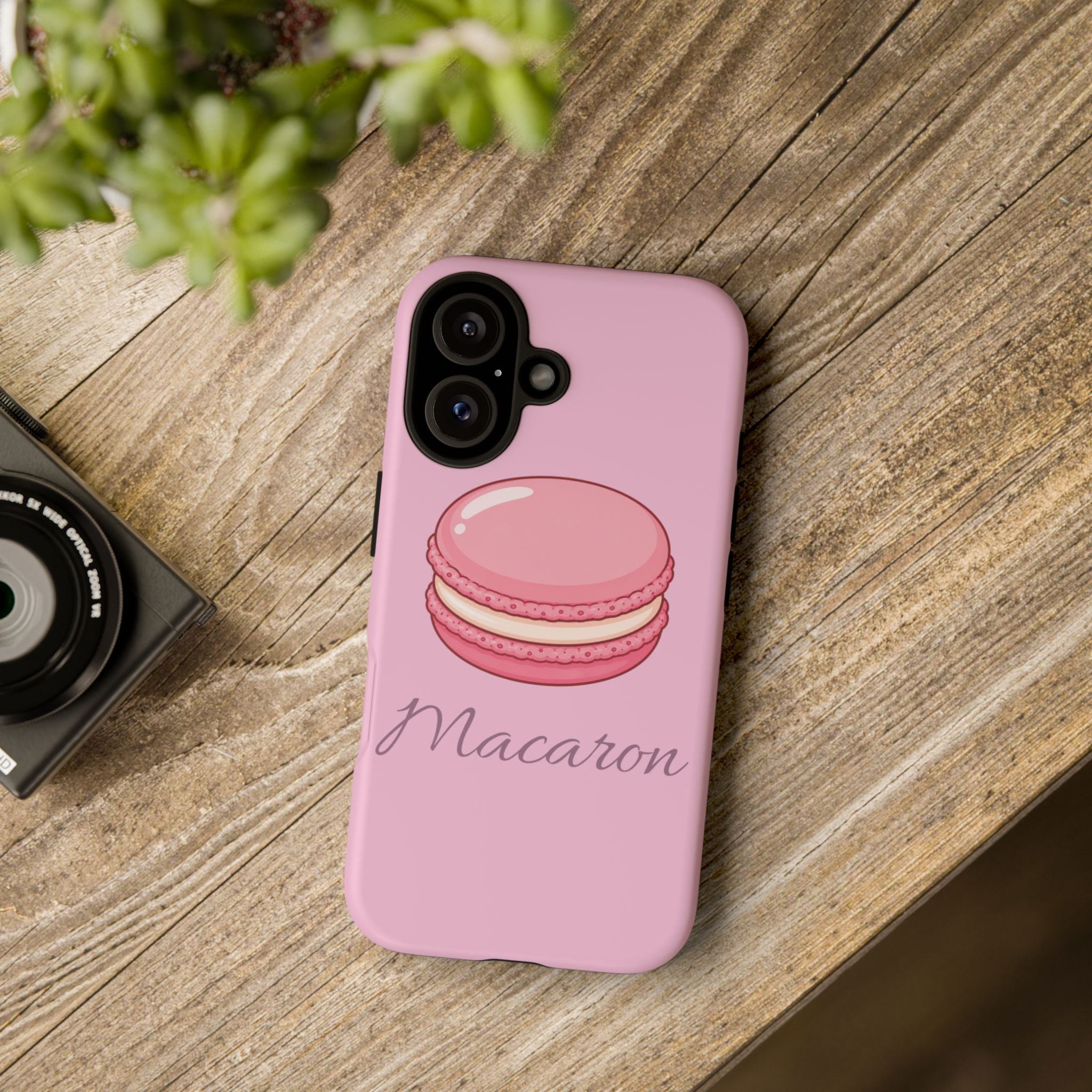 Macaron Phone Case — Cute Dessert Illustration