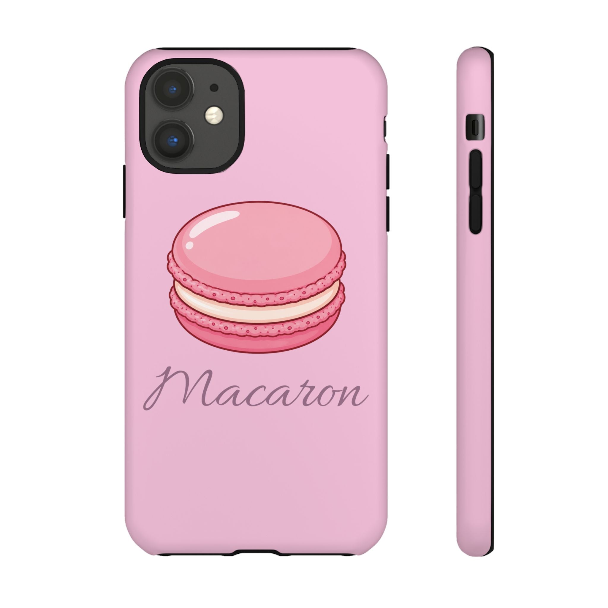Macaron Phone Case — Cute Dessert Illustration