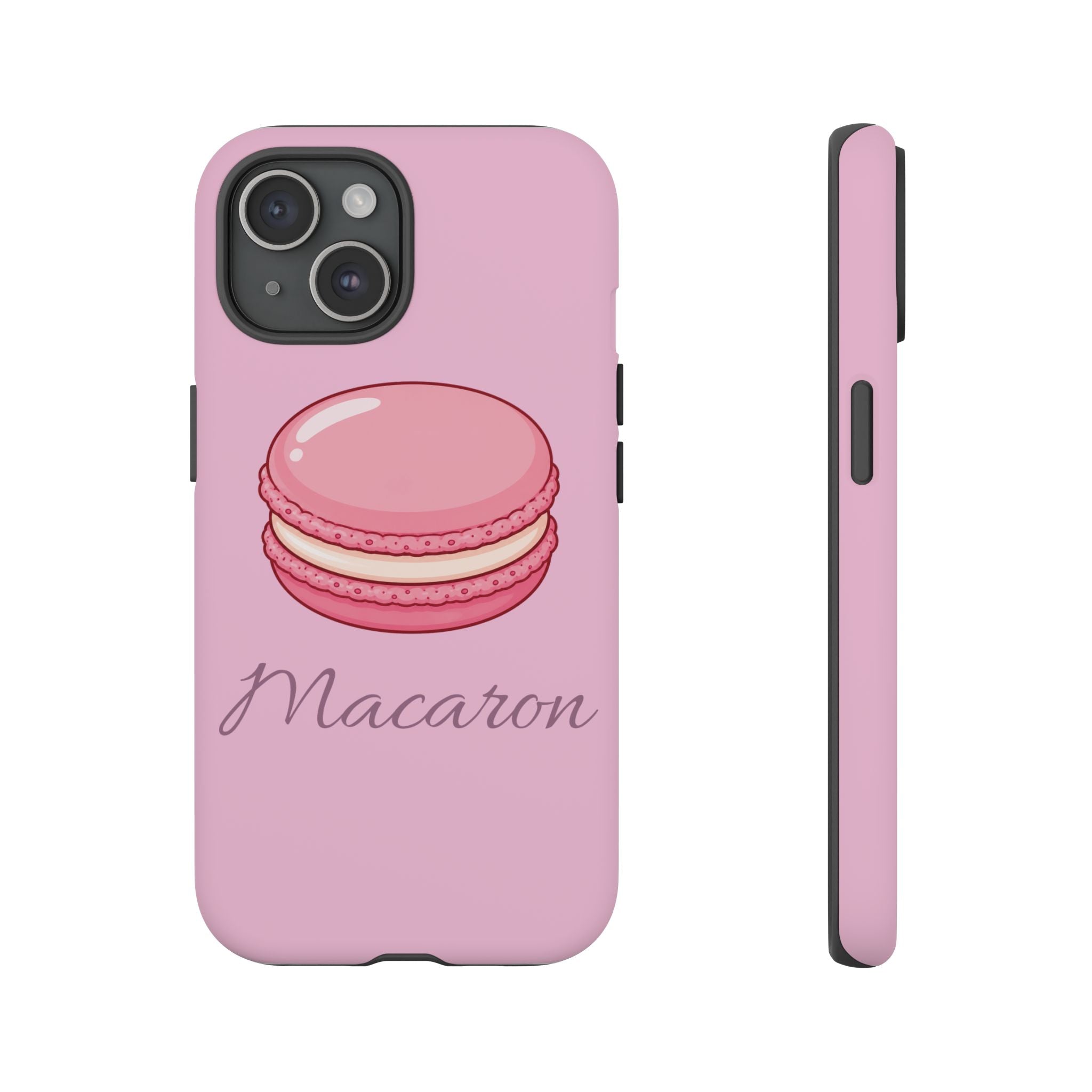 Macaron Phone Case — Cute Dessert Illustration
