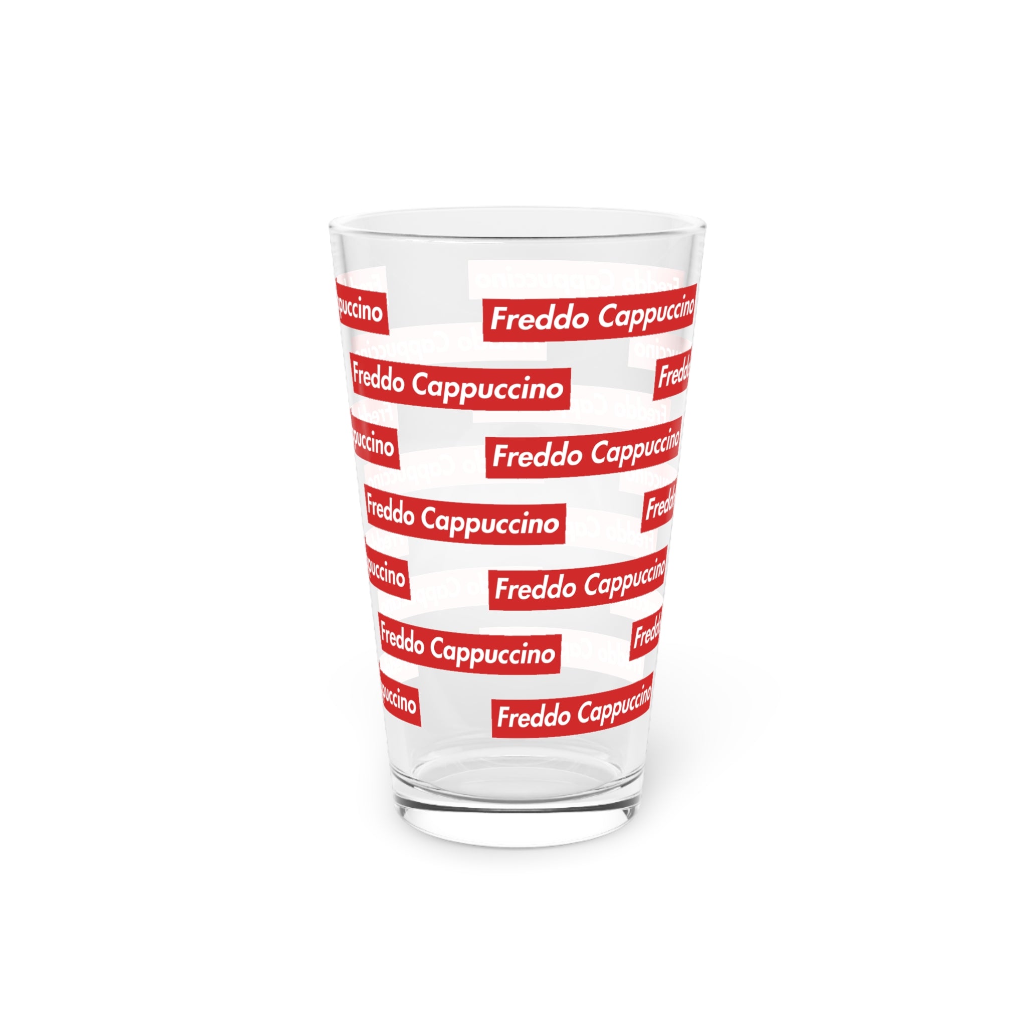 Freddo Cappuccino Pattern 16oz Pint Glass