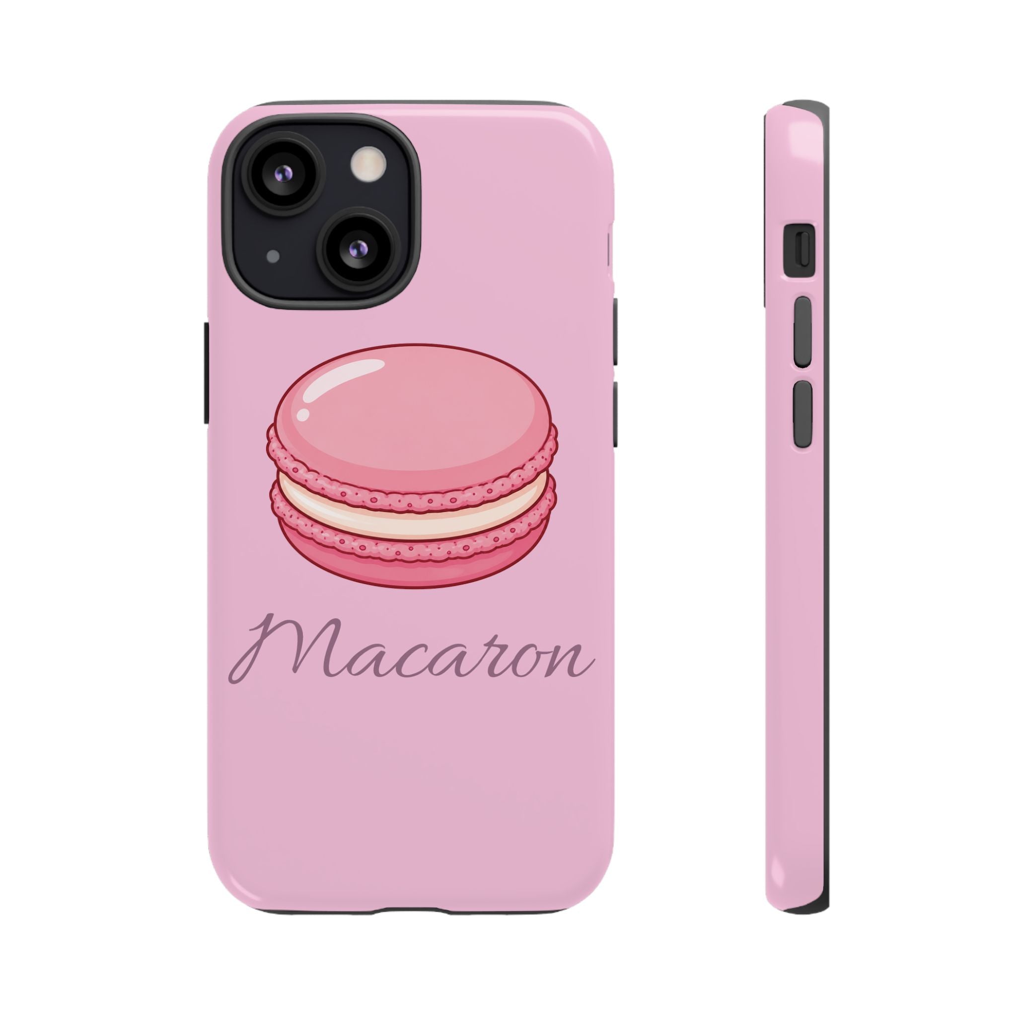 Macaron Phone Case — Cute Dessert Illustration