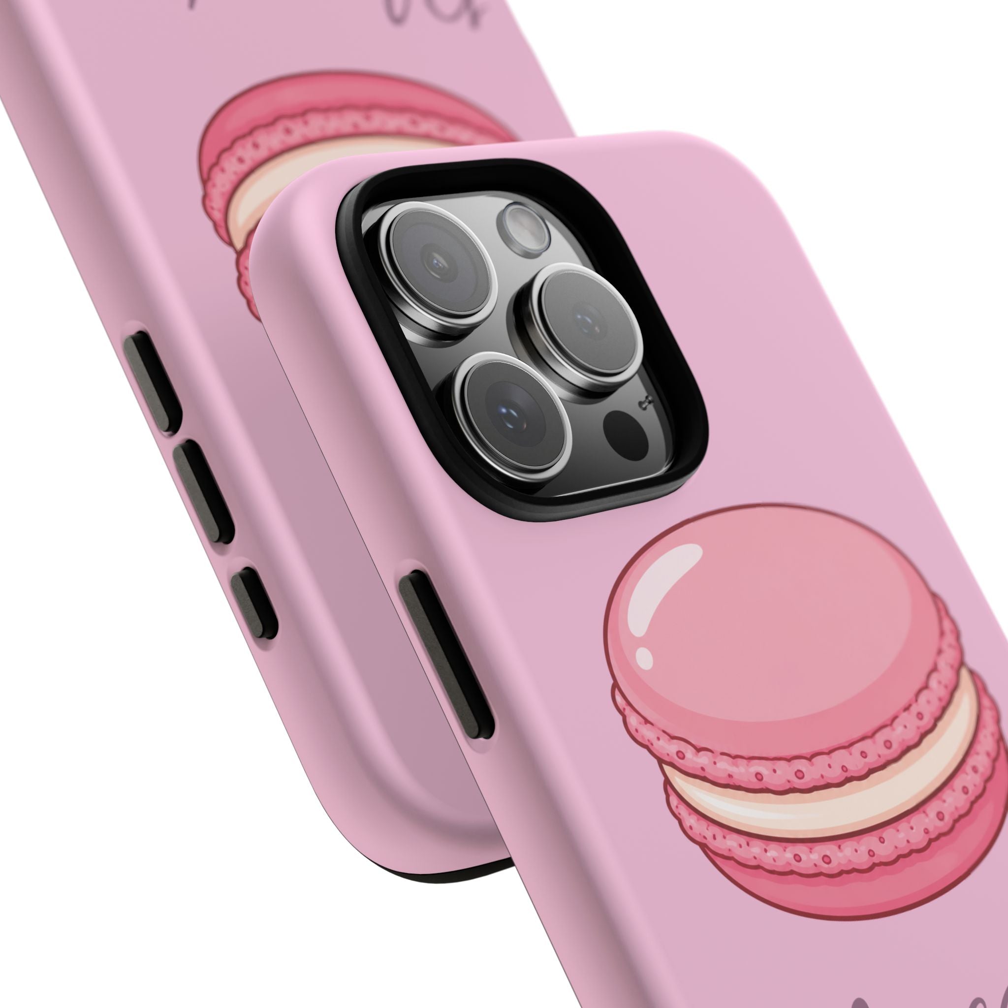 Macaron Phone Case — Cute Dessert Illustration