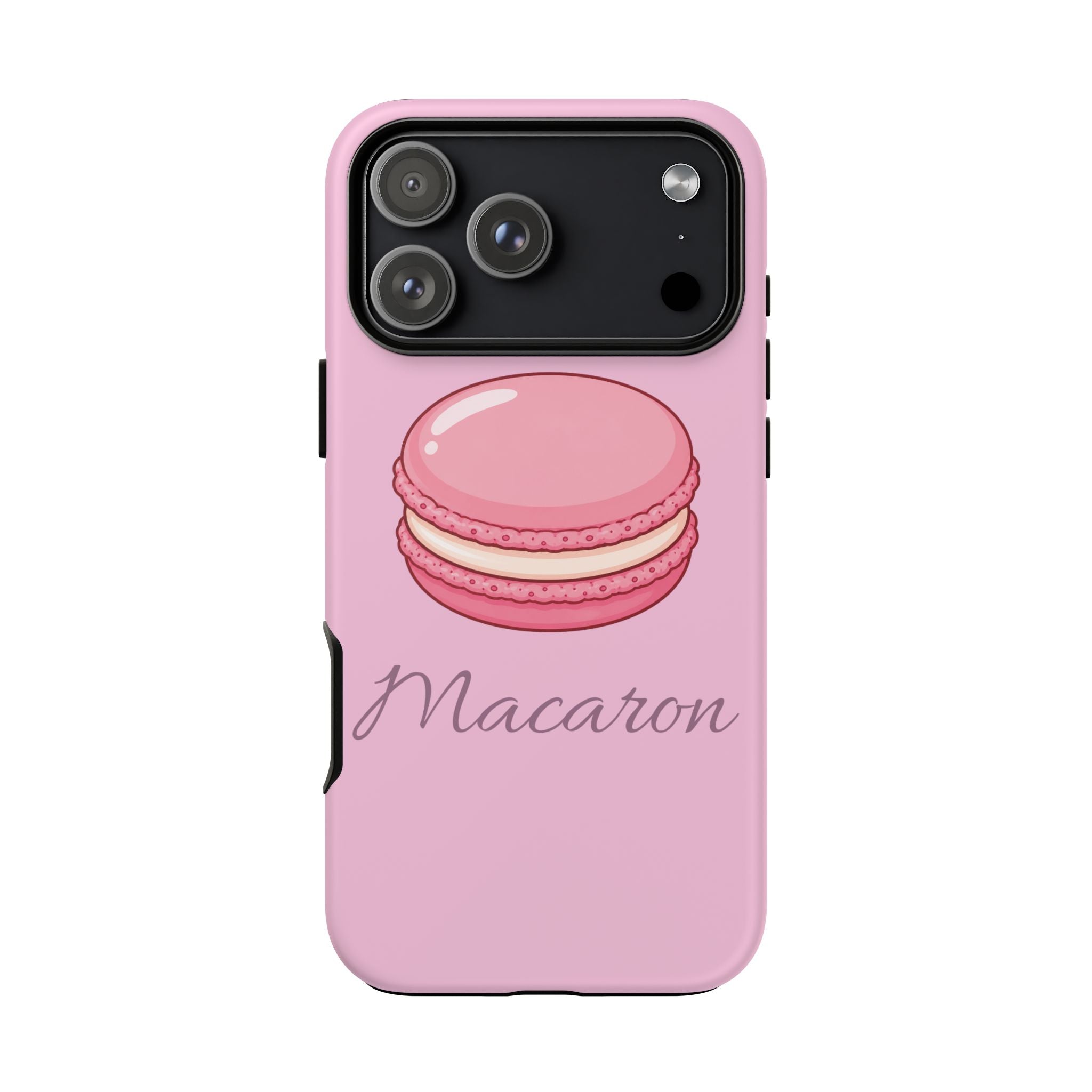 Macaron Phone Case — Cute Dessert Illustration