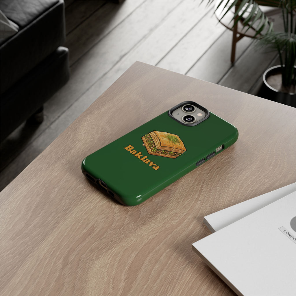 Baklava Phone Case — Cute Dessert Illustration
