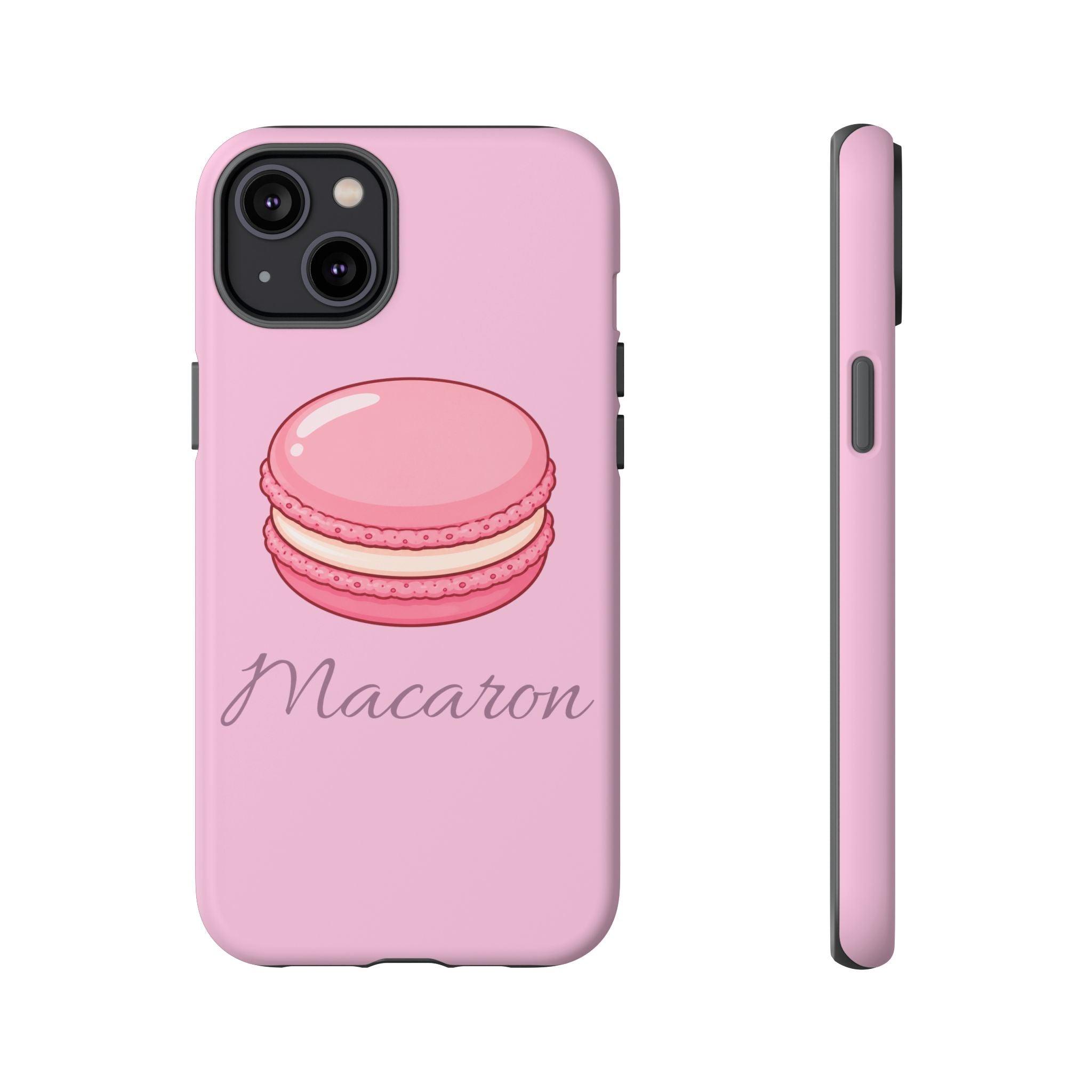 Macaron Phone Case — Cute Dessert Illustration