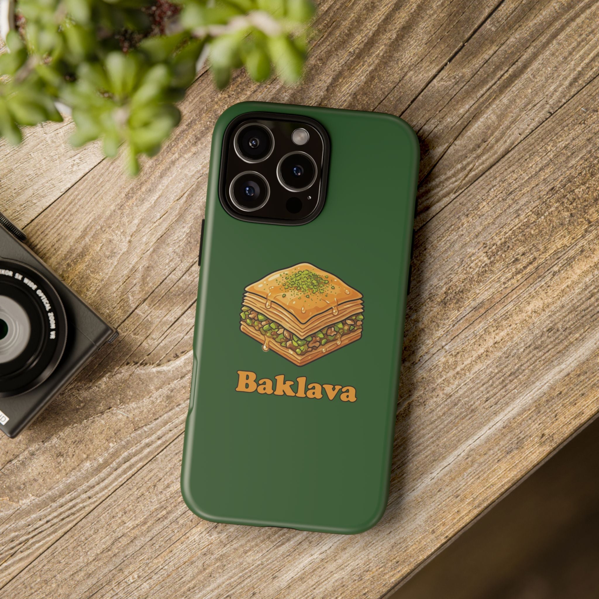 Baklava Phone Case — Cute Dessert Illustration