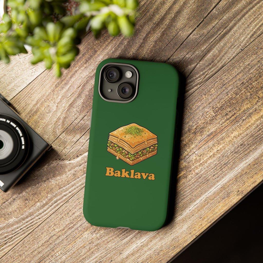 Baklava Phone Case — Cute Dessert Illustration