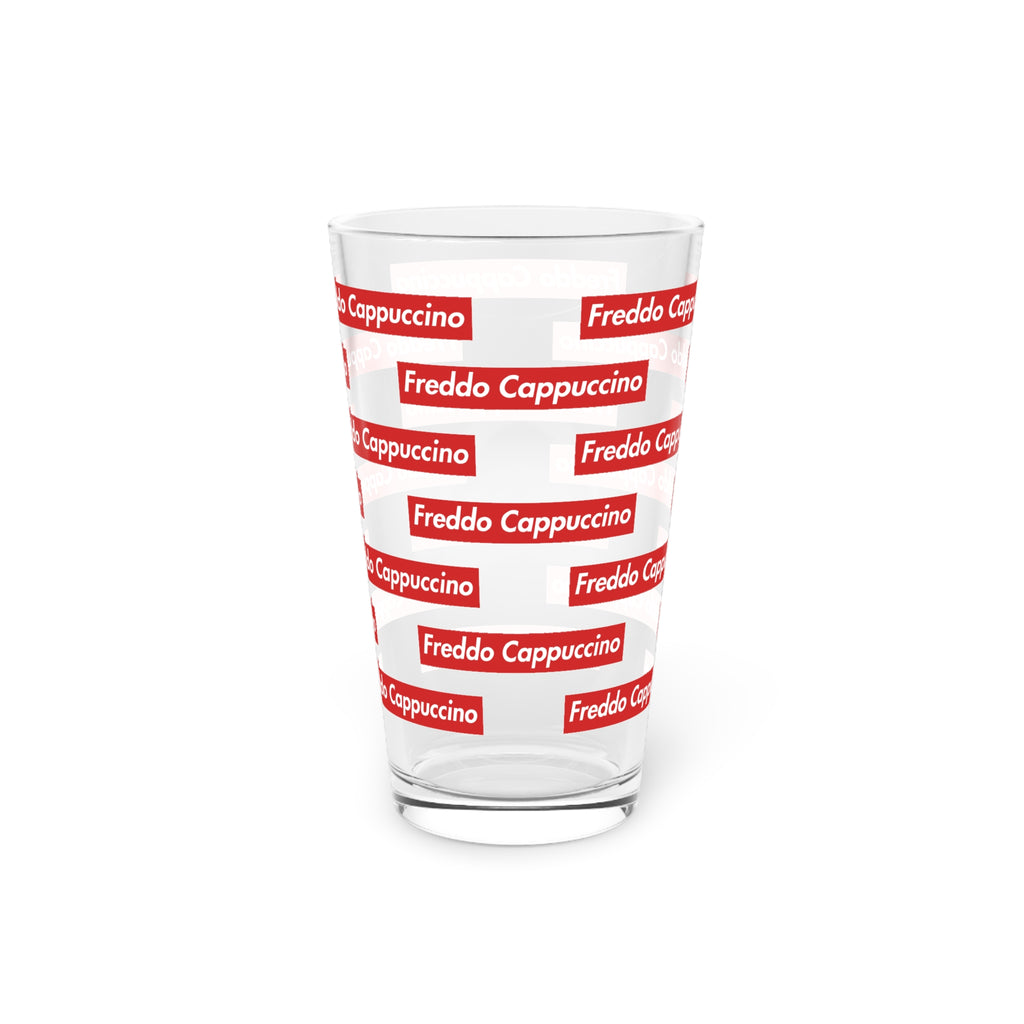Freddo Cappuccino Pattern 16oz Pint Glass