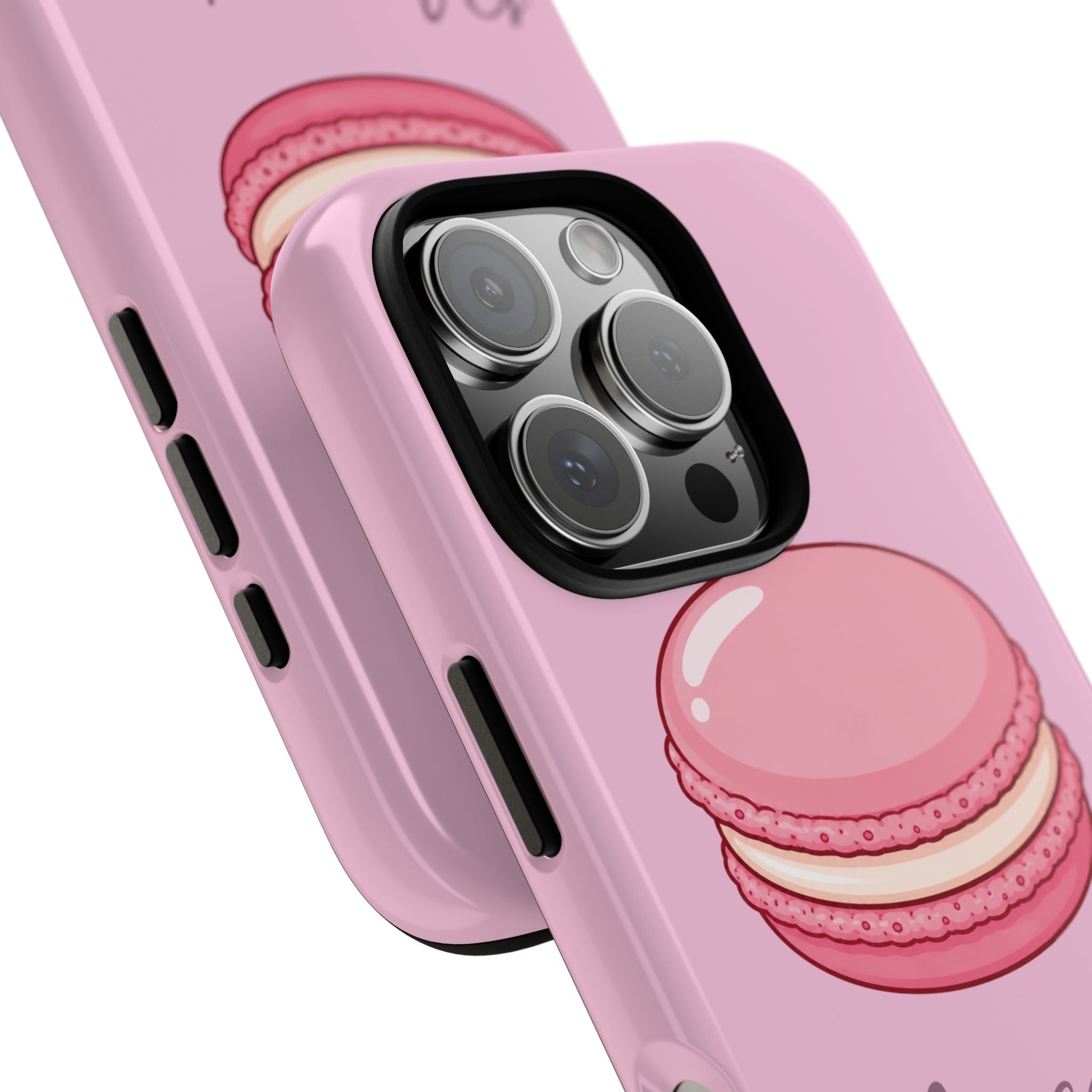 Macaron Phone Case — Cute Dessert Illustration