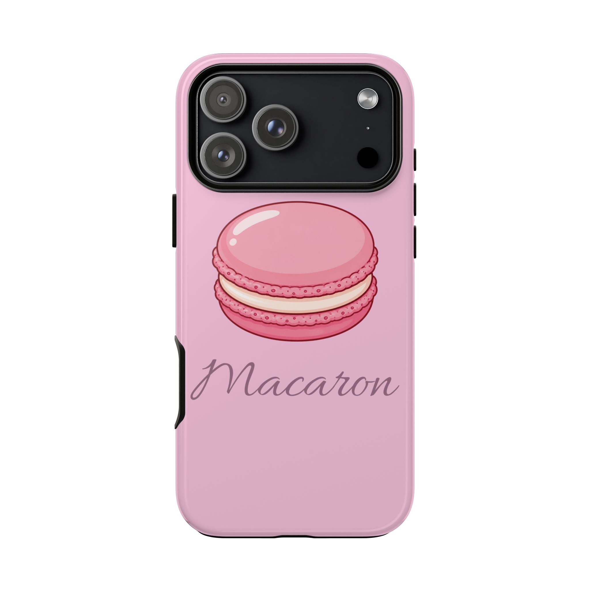 Macaron Phone Case — Cute Dessert Illustration