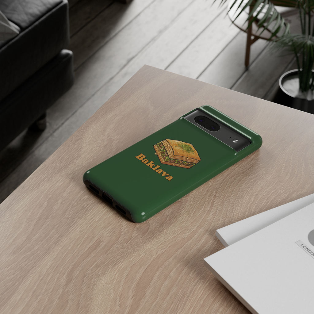 Baklava Phone Case — Cute Dessert Illustration