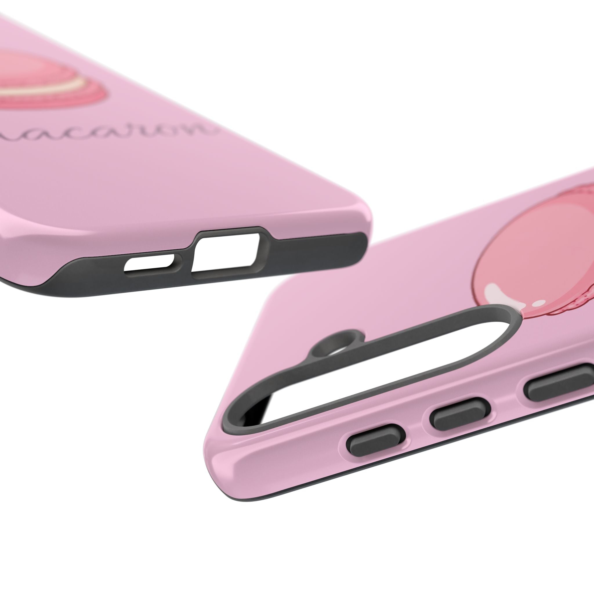 Macaron Phone Case — Cute Dessert Illustration
