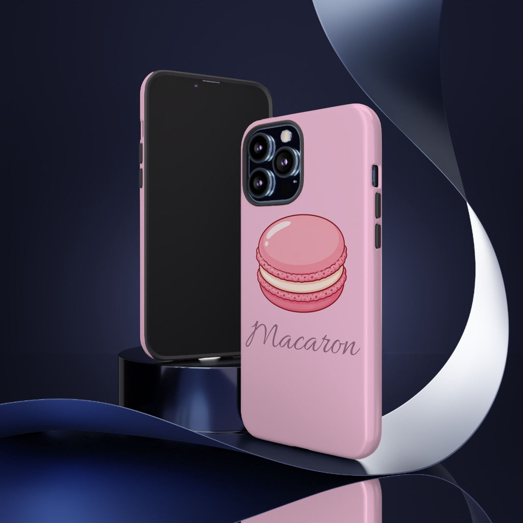 Macaron Phone Case — Cute Dessert Illustration