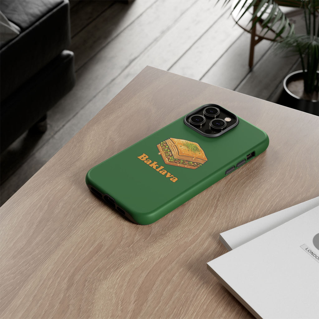 Baklava Phone Case — Cute Dessert Illustration
