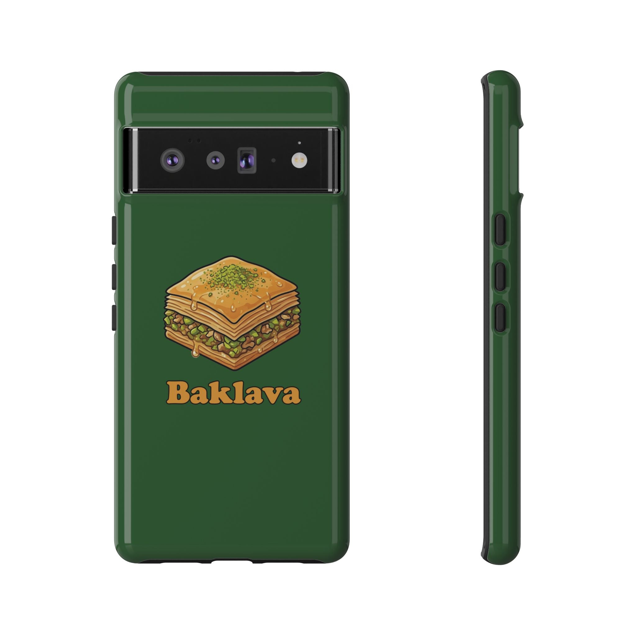 Baklava Phone Case — Cute Dessert Illustration
