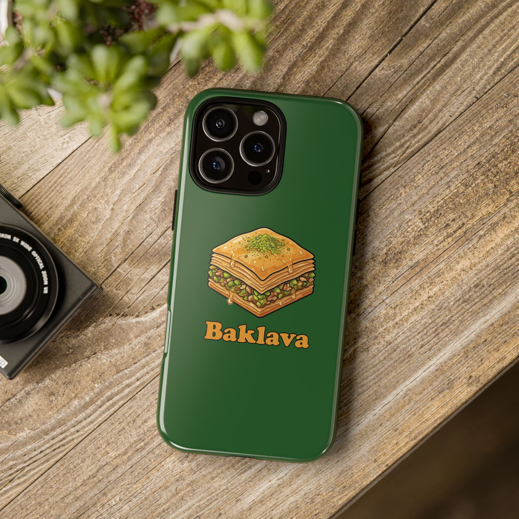 Baklava Phone Case — Cute Dessert Illustration