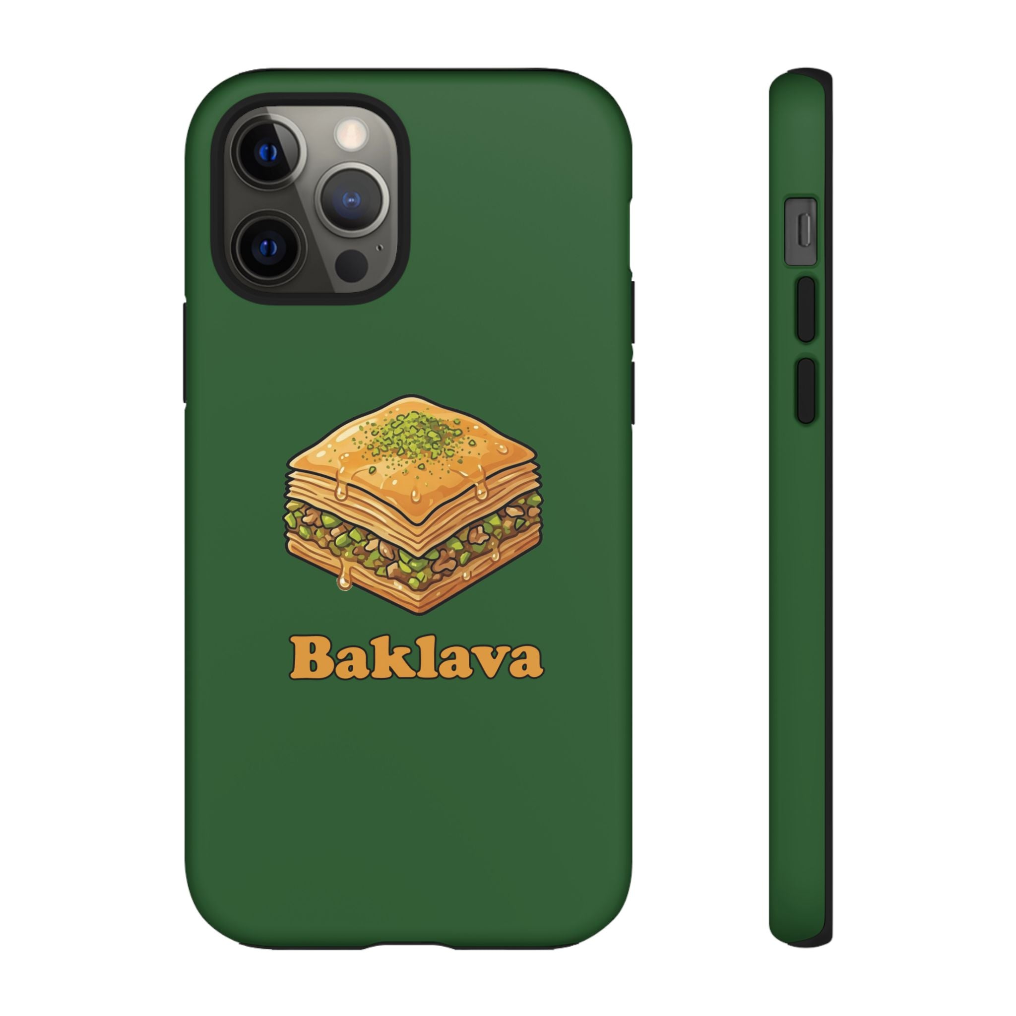 Baklava Phone Case — Cute Dessert Illustration