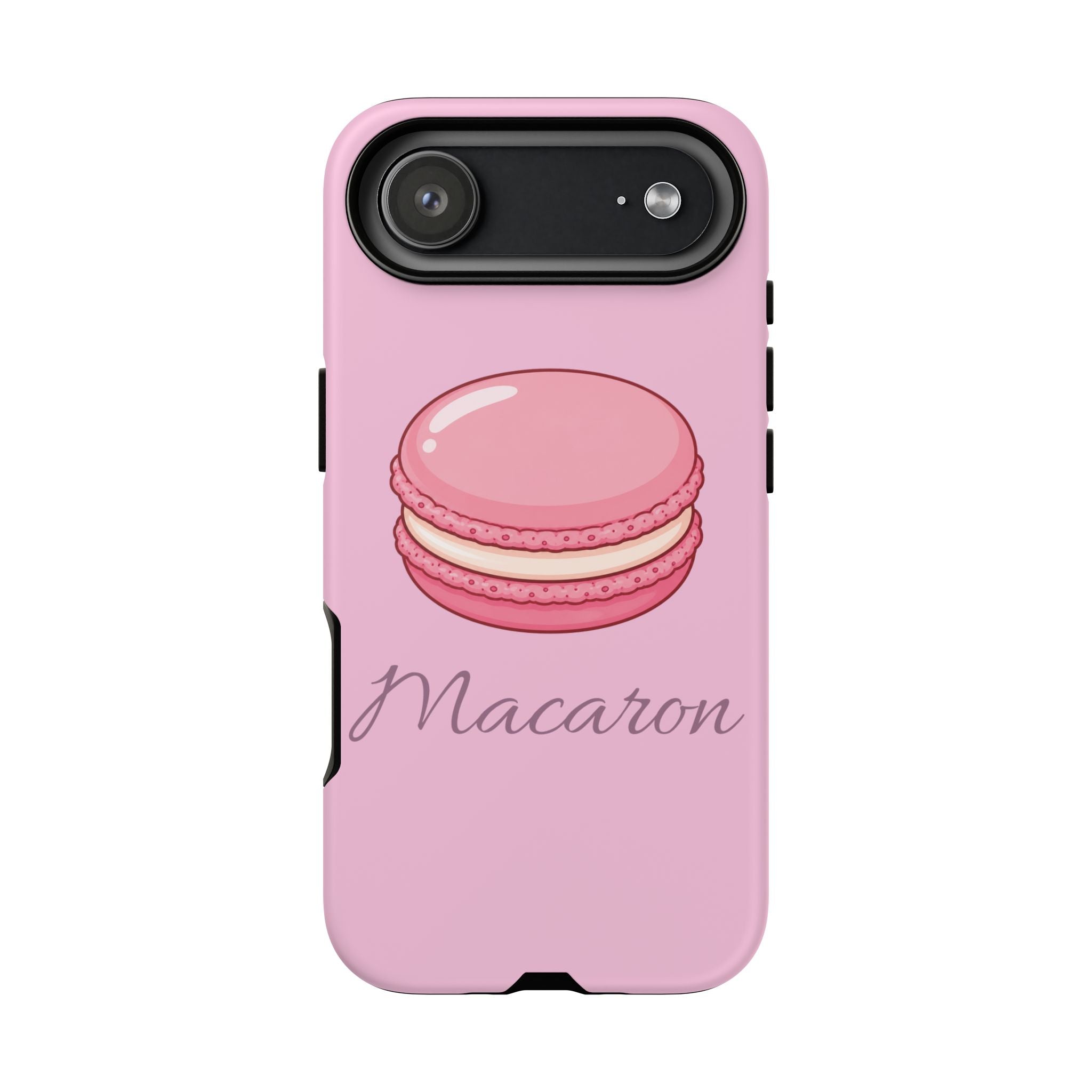Macaron Phone Case — Cute Dessert Illustration