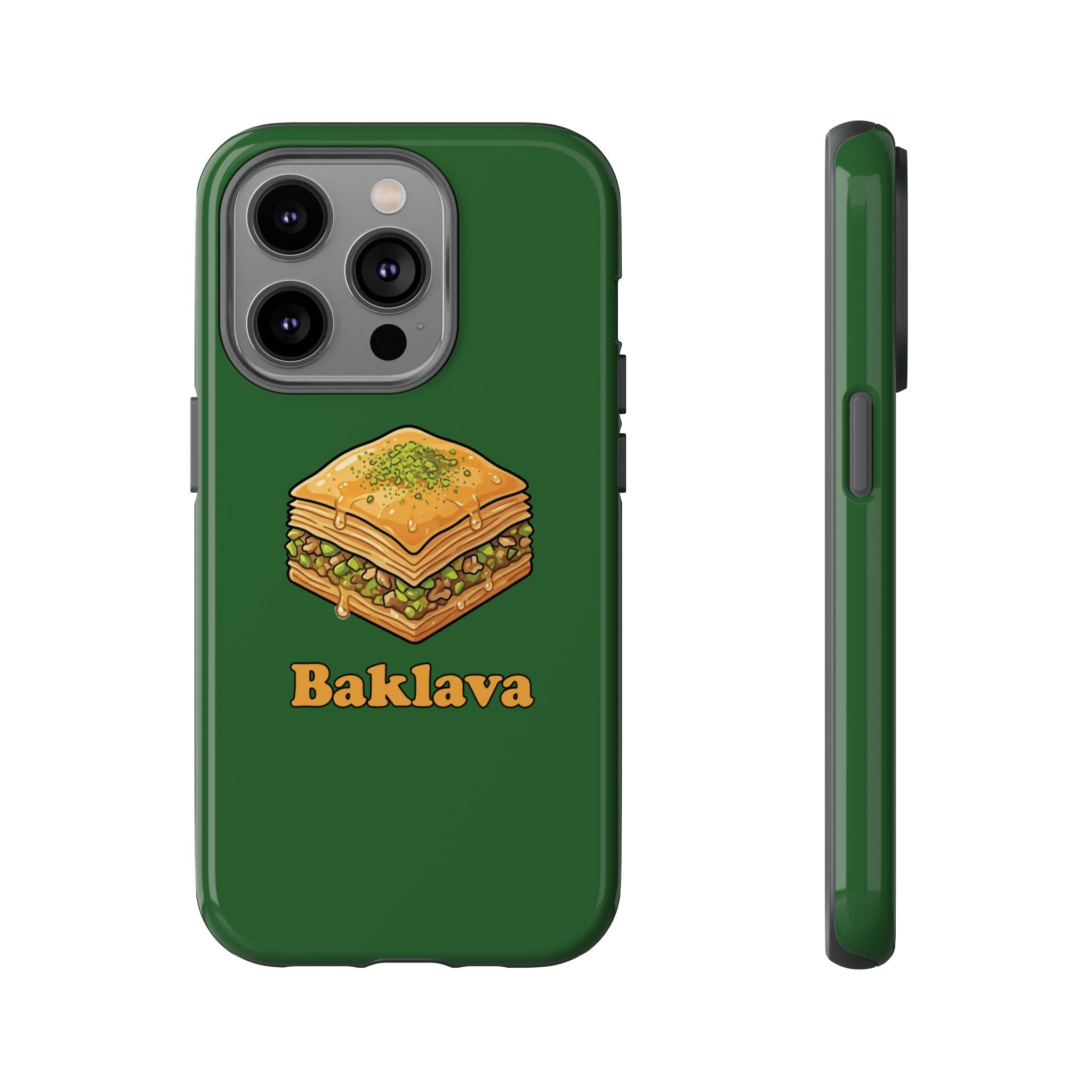 Baklava Phone Case — Cute Dessert Illustration
