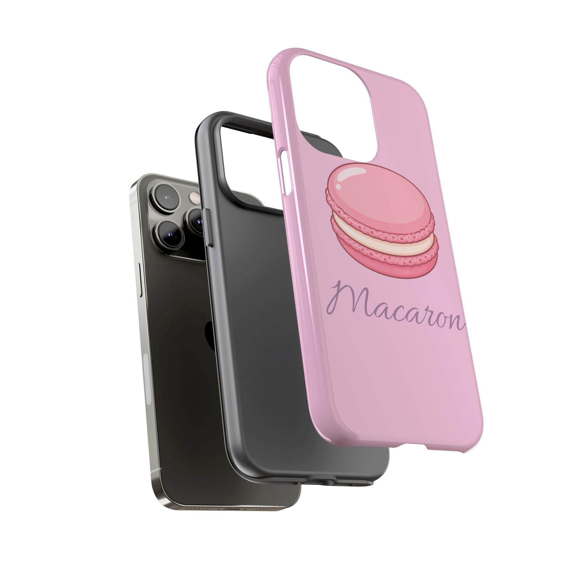 Macaron Phone Case — Cute Dessert Illustration
