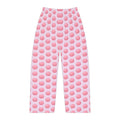 Pink Macaron Pattern Pajama Pants — Women's Cozy Lounge Sleepwear