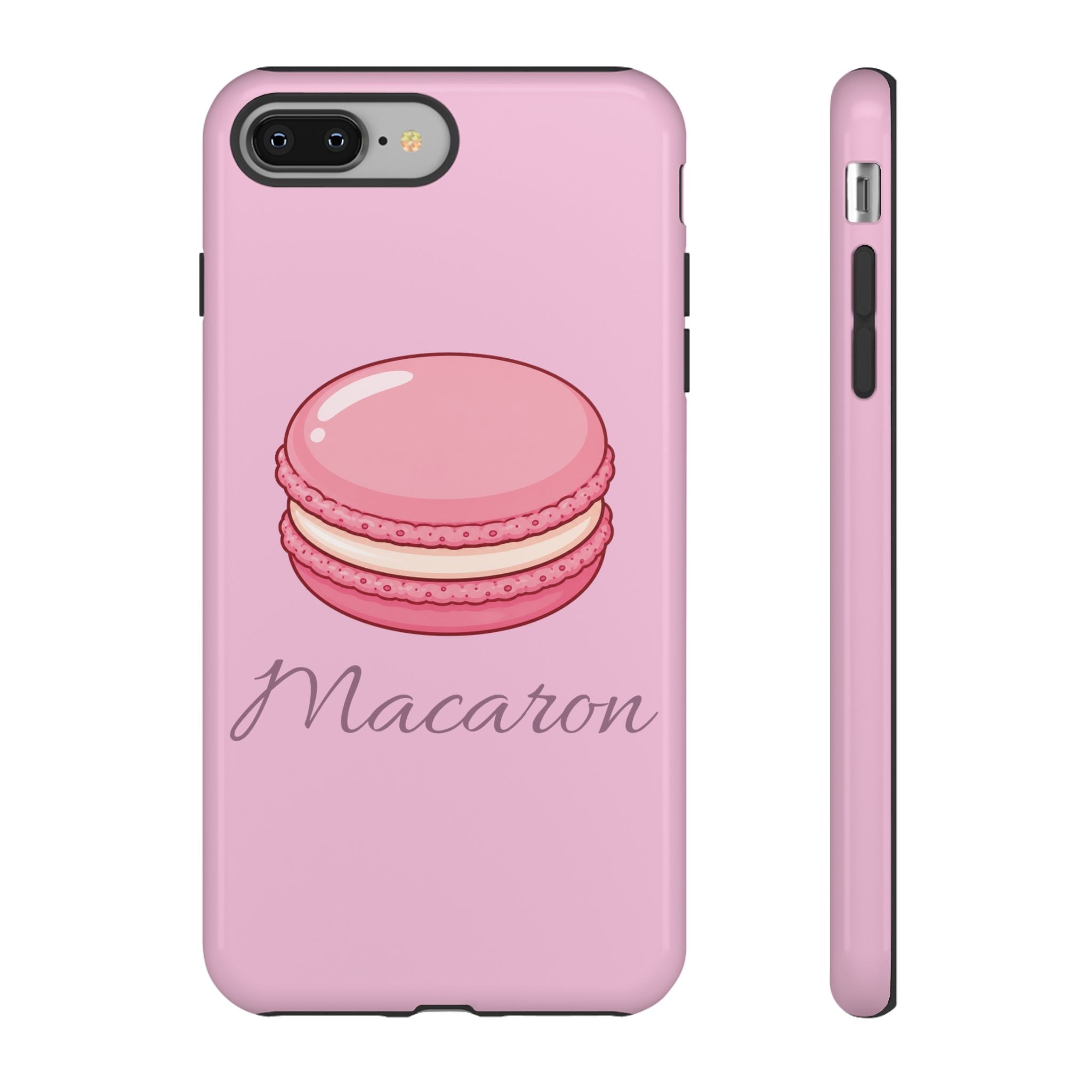 Macaron Phone Case — Cute Dessert Illustration