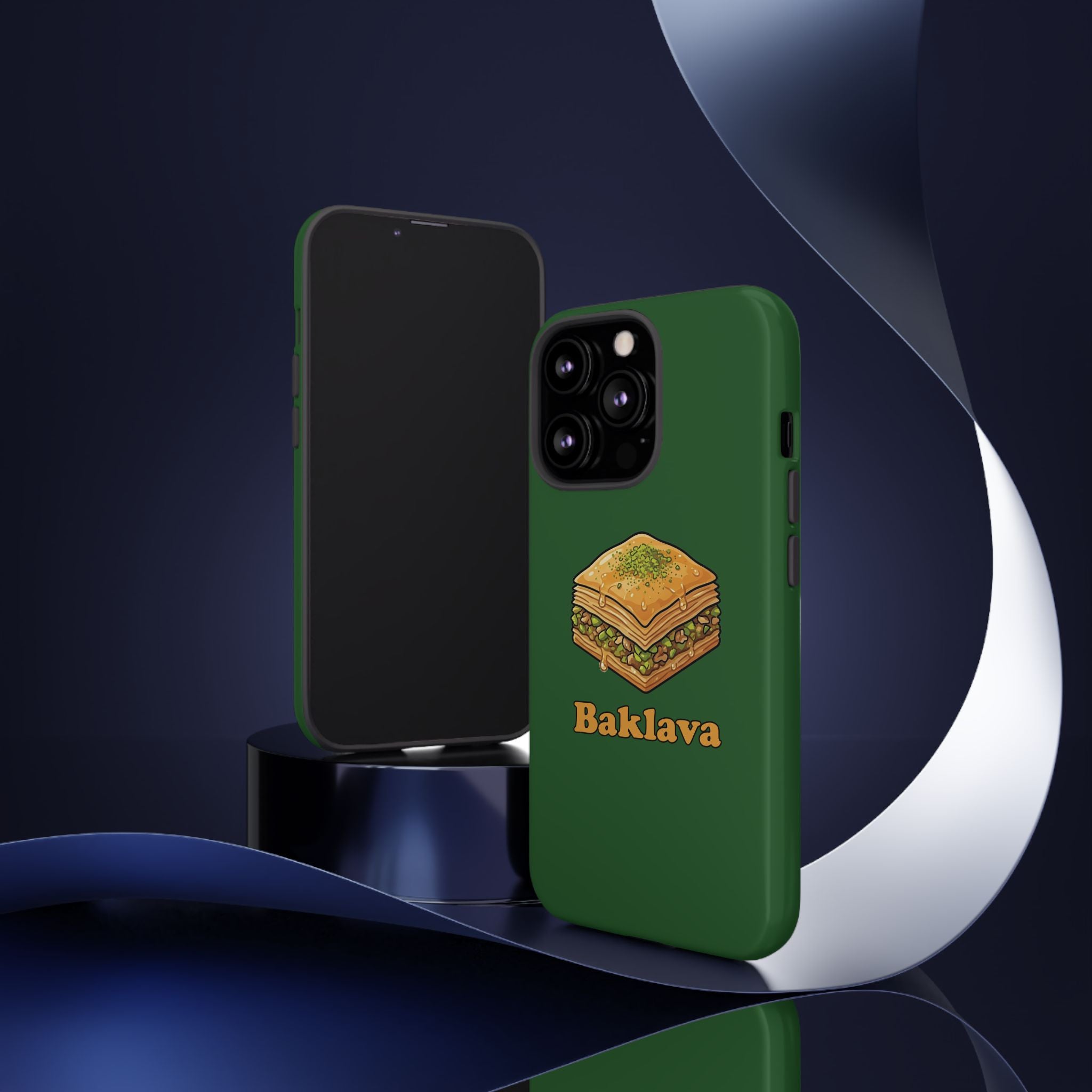 Baklava Phone Case — Cute Dessert Illustration