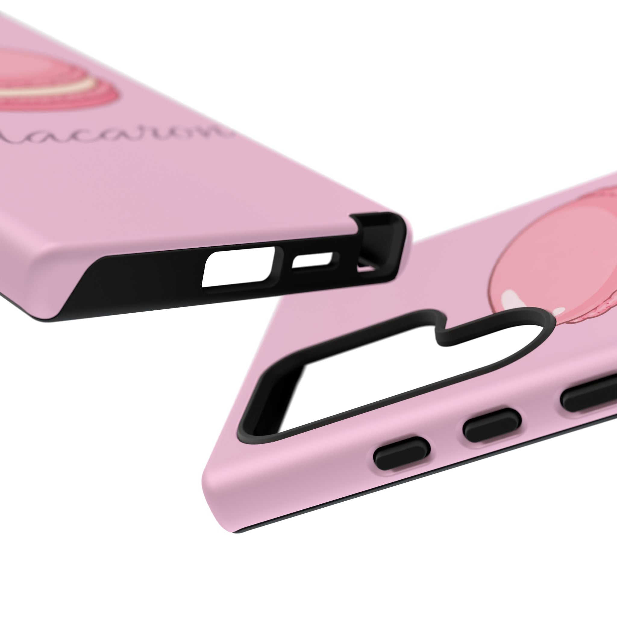 Macaron Phone Case — Cute Dessert Illustration