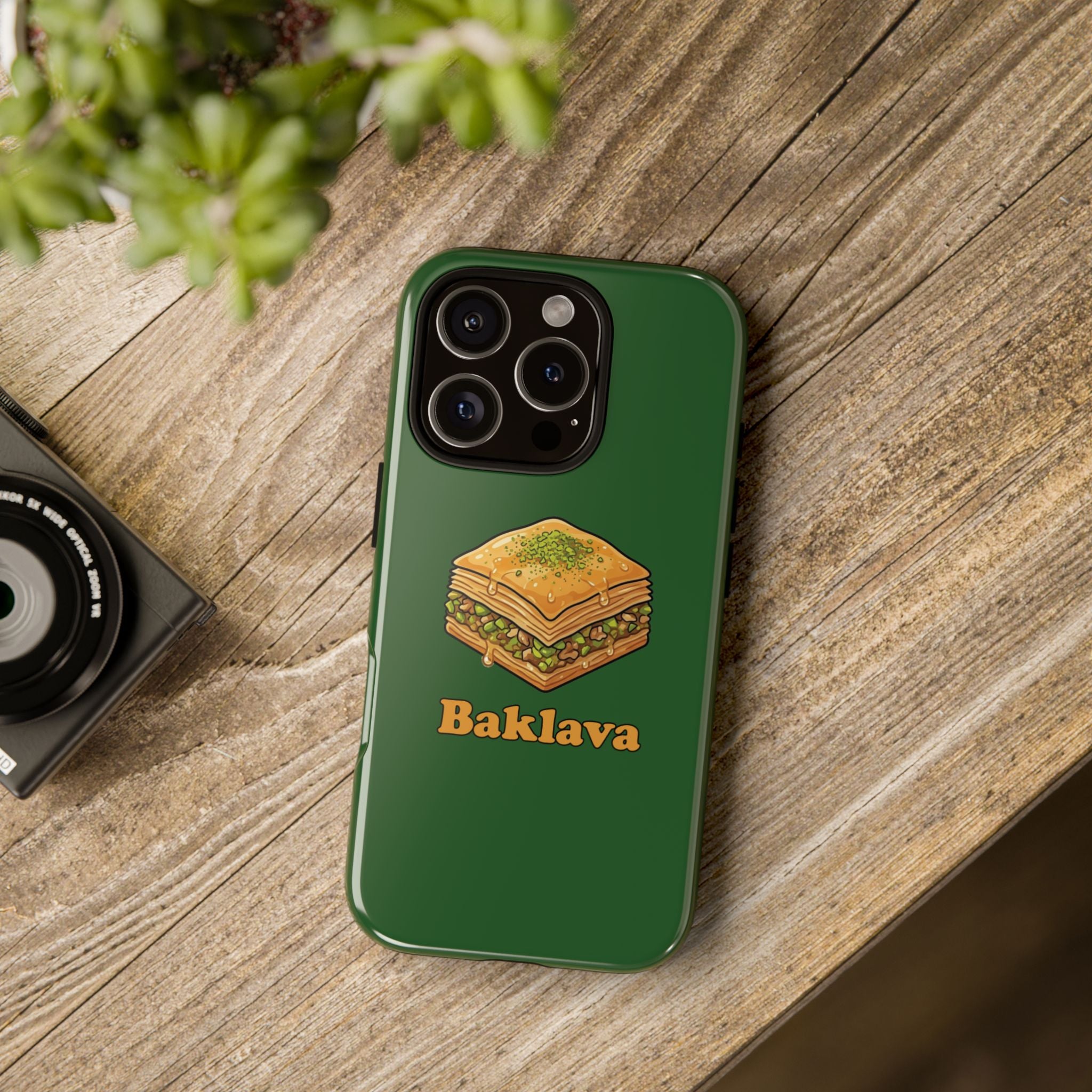 Baklava Phone Case — Cute Dessert Illustration