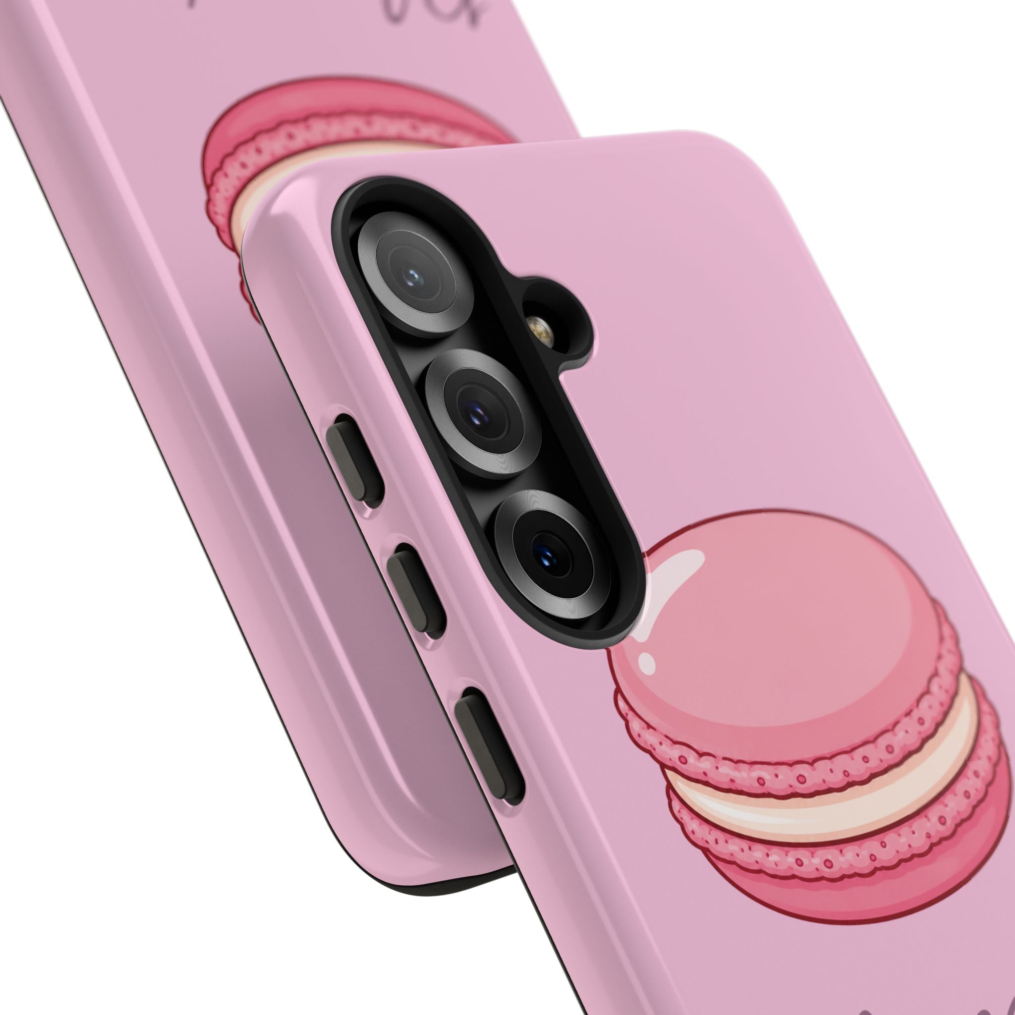 Macaron Phone Case — Cute Dessert Illustration