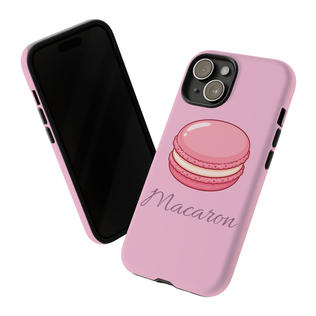 Macaron Phone Case — Cute Dessert Illustration