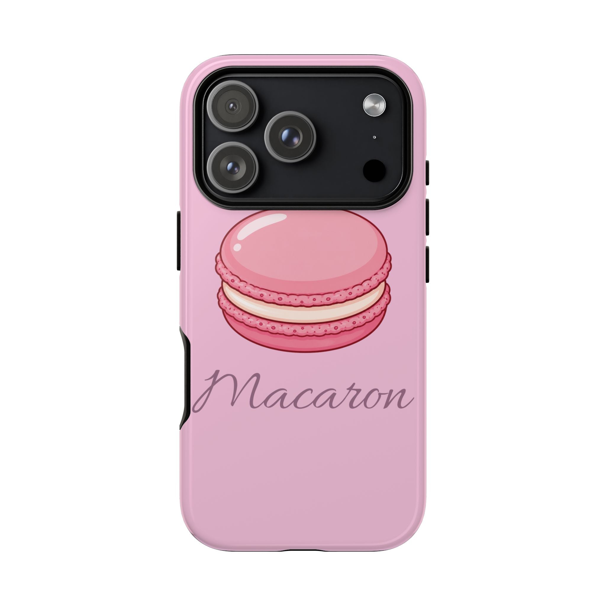 Macaron Phone Case — Cute Dessert Illustration