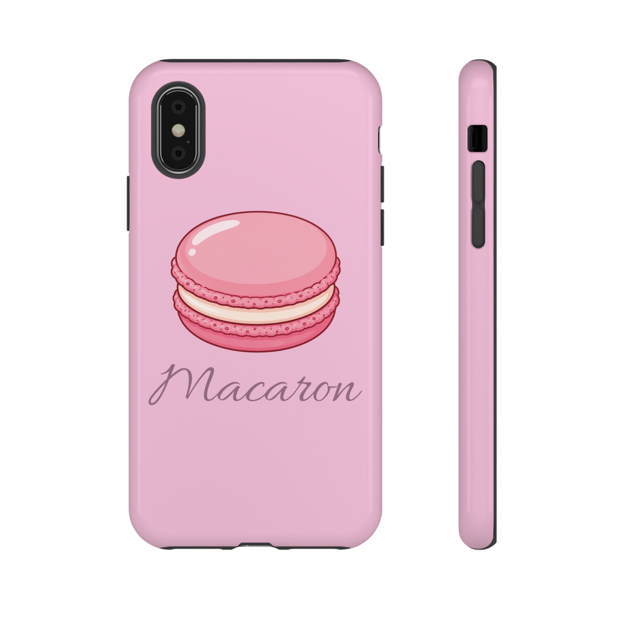 Macaron Phone Case — Cute Dessert Illustration