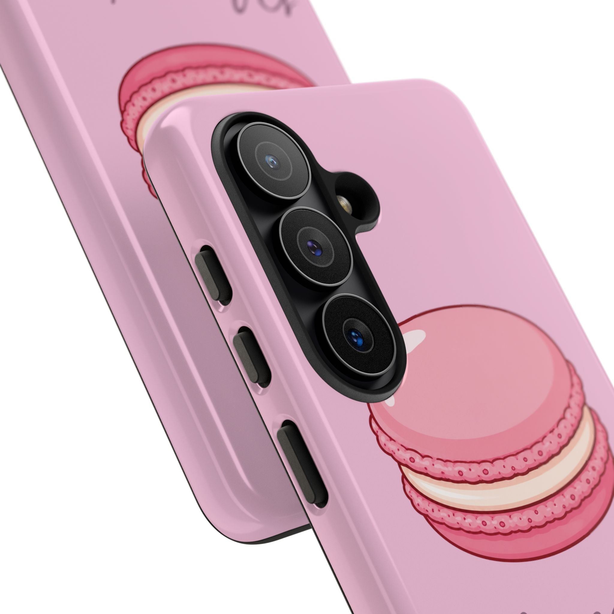 Macaron Phone Case — Cute Dessert Illustration