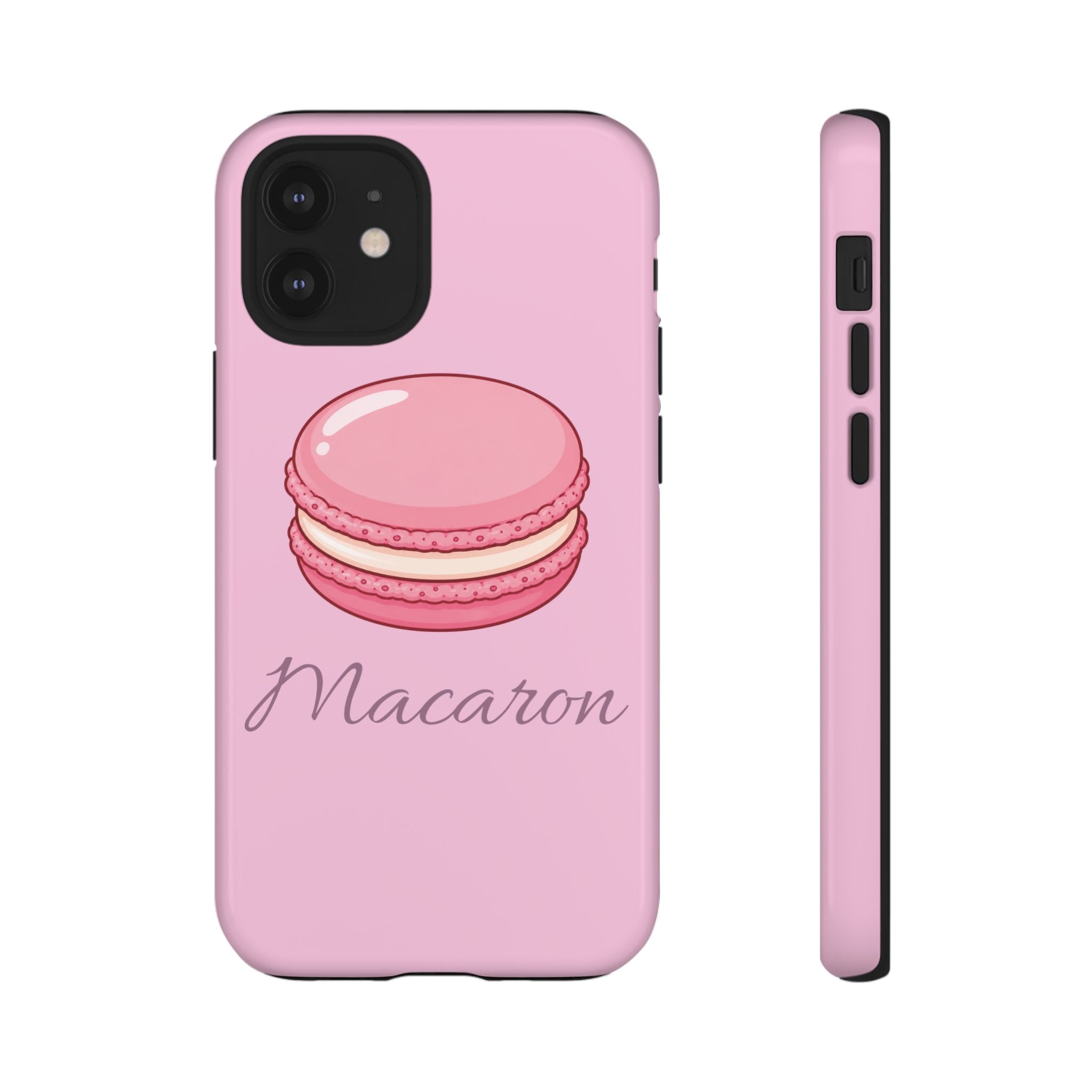 Macaron Phone Case — Cute Dessert Illustration