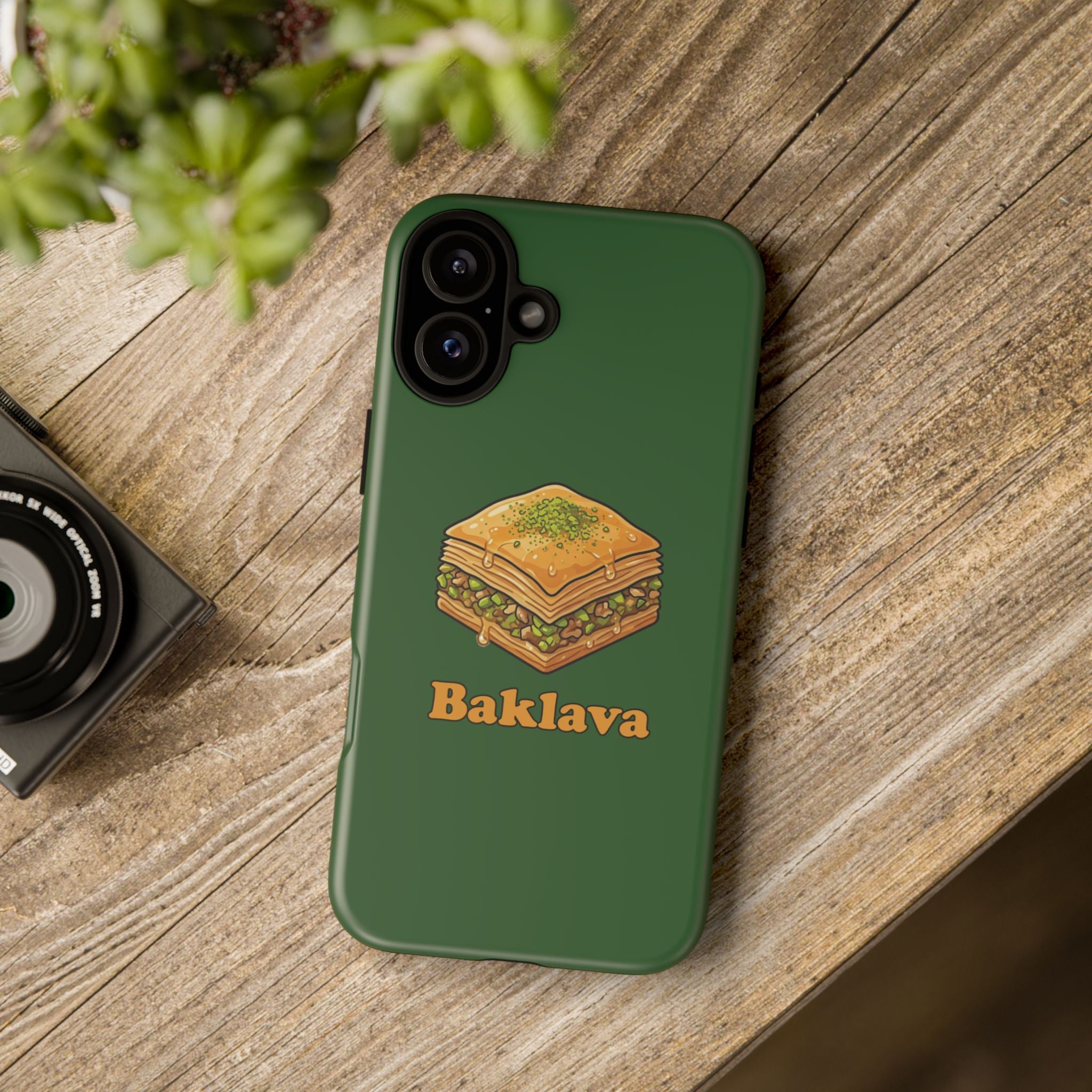 Baklava Phone Case — Cute Dessert Illustration