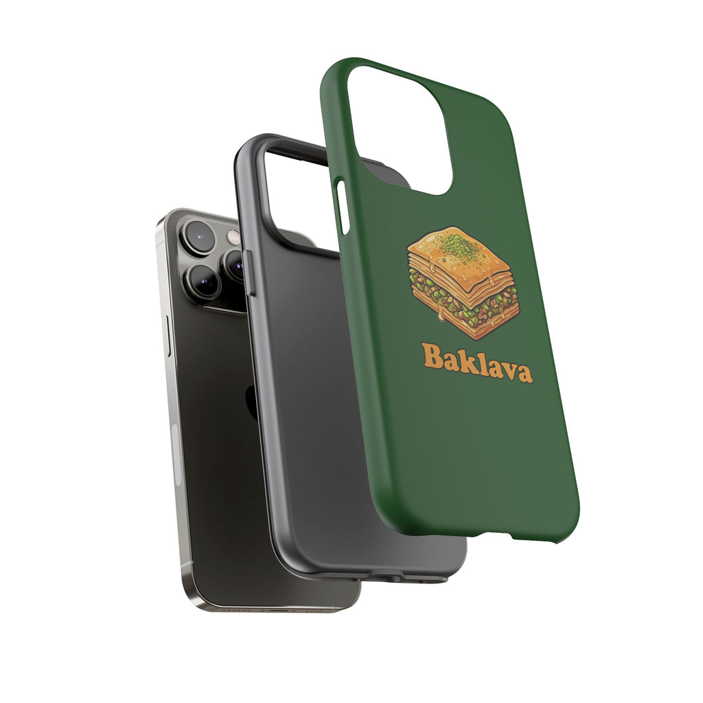 Baklava Phone Case — Cute Dessert Illustration