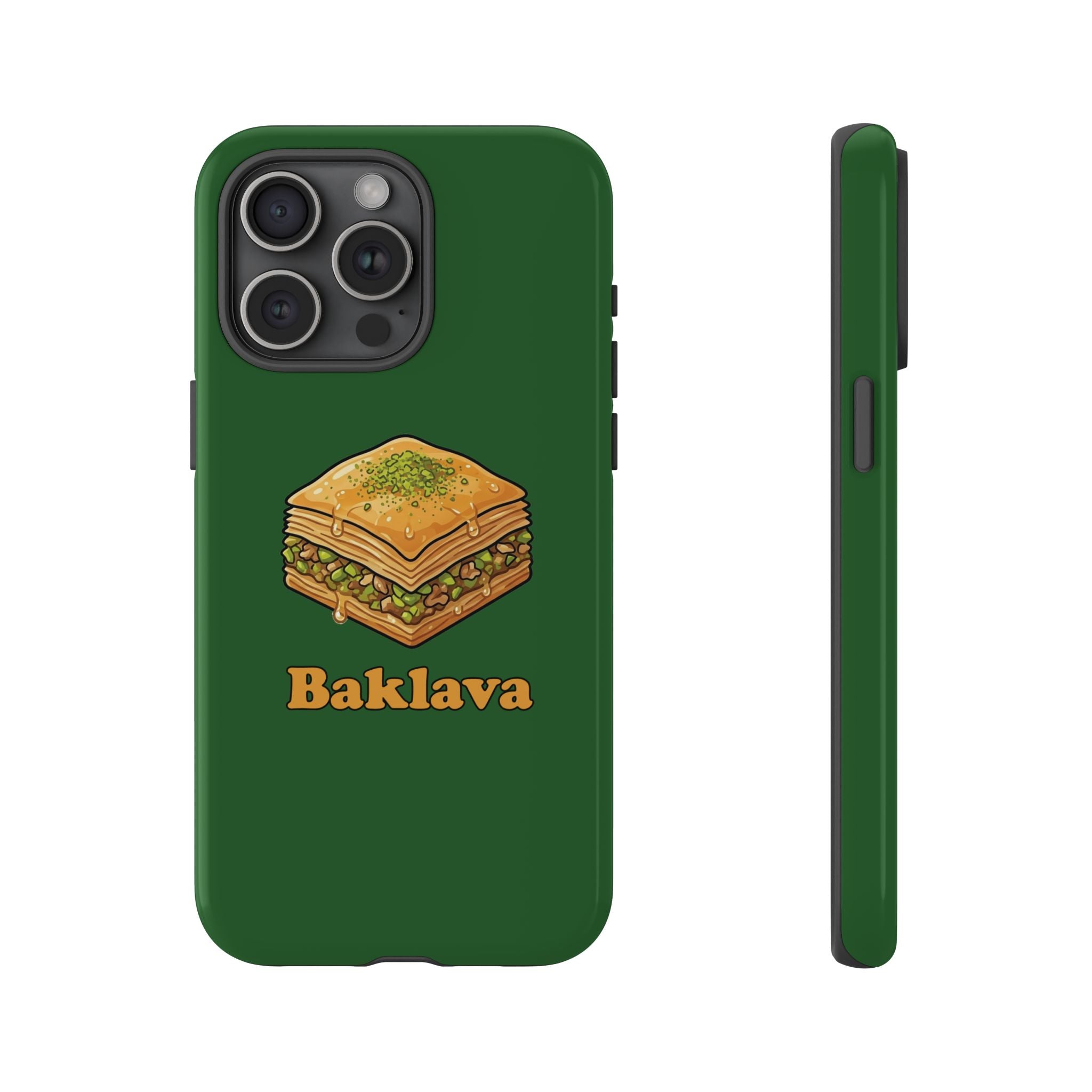 Baklava Phone Case — Cute Dessert Illustration